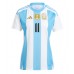 Argentina Angel Di Maria #11 Replica Home Shirt Ladies Copa America 2024 Short Sleeve